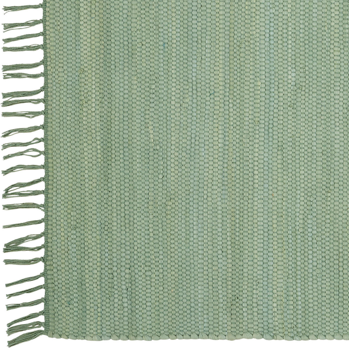 KÉZI SZÖVÉSŰ SZŐNYEG   - világoszöld, Basics, textil (70/120cm) - Boxxx