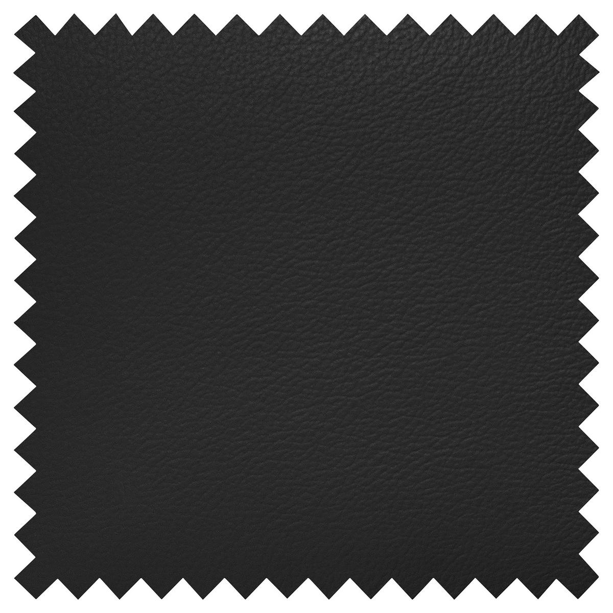2-SITZER-SOFA in Echtleder Schwarz  - Schwarz, Design, Leder/Kunststoff (150/92/85cm) - Livetastic