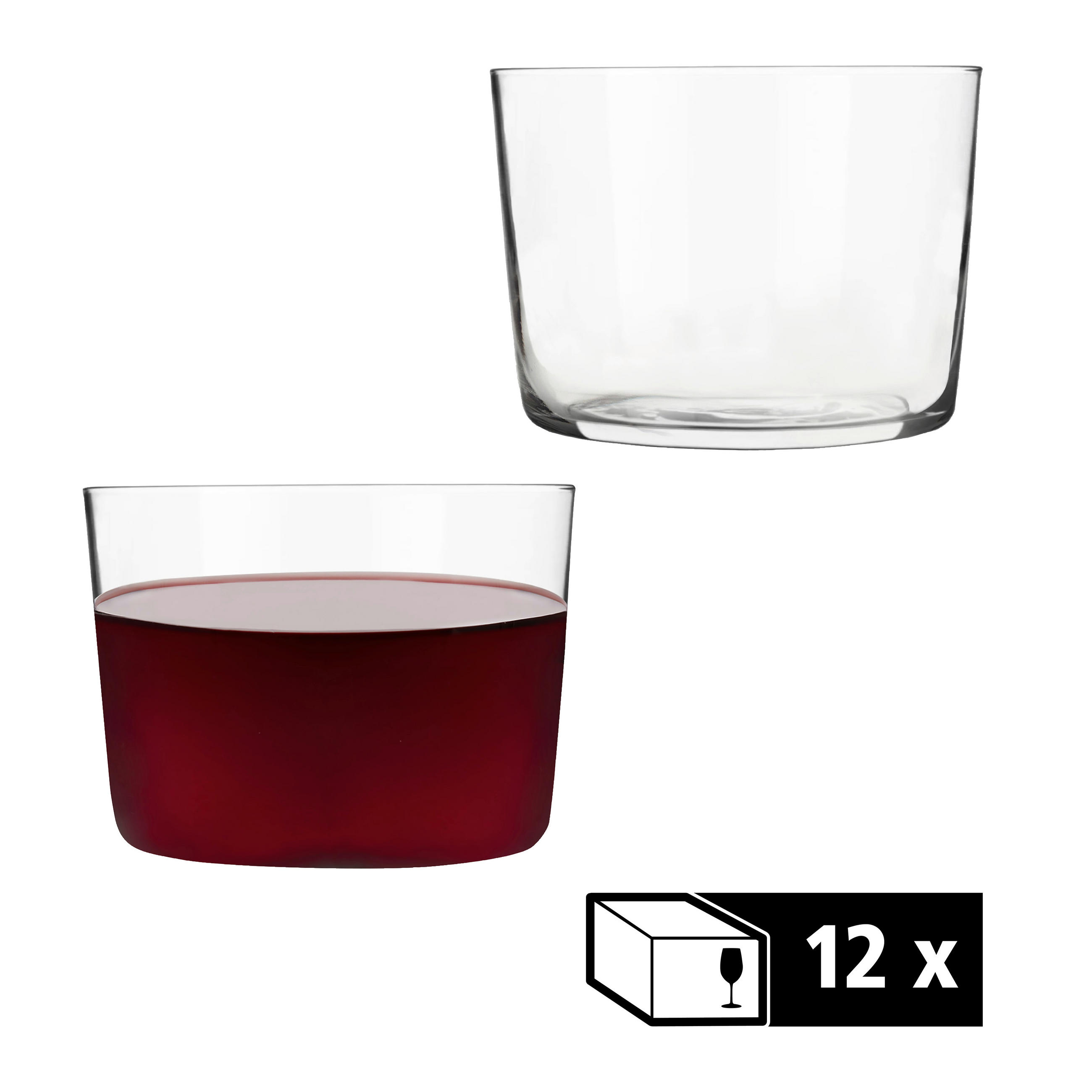 GLÄSERSET CIDRA  12-teilig  - Klar, Basics, Glas (8,5/6cm)