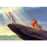 FOTOTAPETE THE LION KING THE NEW KING  - Blau, Design, Textil (350/250cm) - Disney