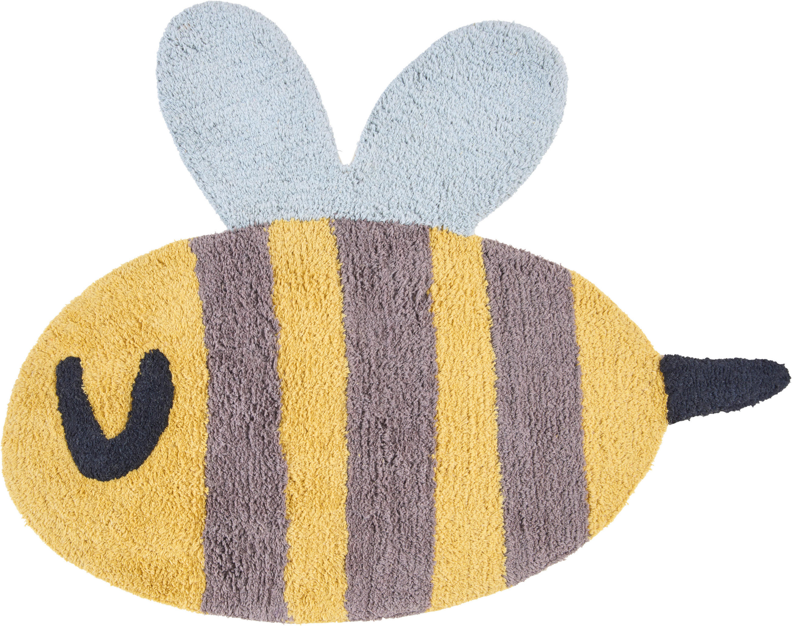 KINDERTEPPICH 80/100 cm  - Gelb/Braun, Trend, Textil (80/100cm) - Patinio