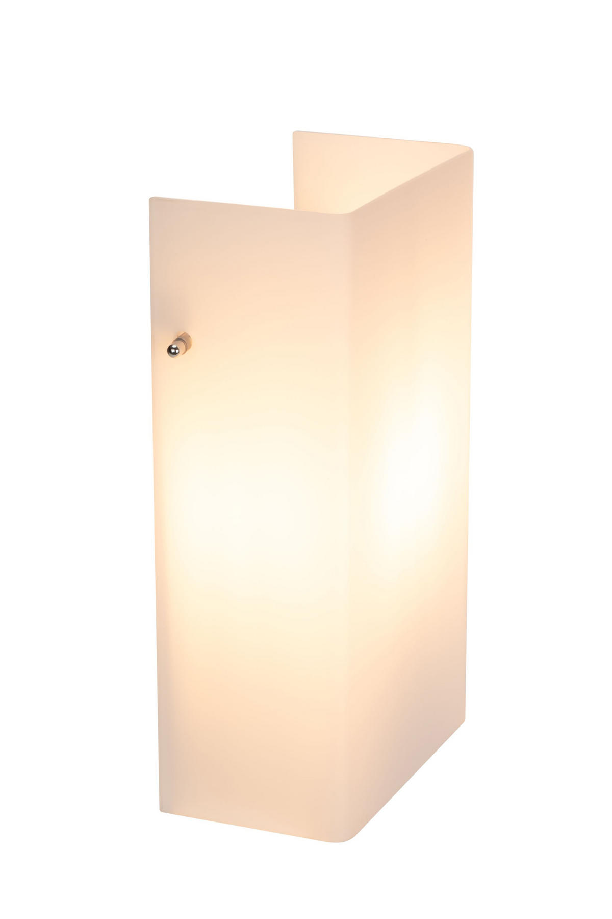 WANDLEUCHTE Palmdale 13/7,5/23 cm   - Opal, KONVENTIONELL, Glas/Metall (13/7,5/23cm) - Novel