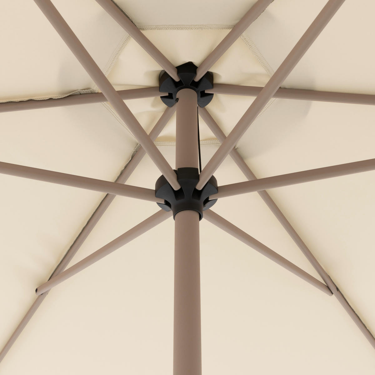 SONNENSCHIRM 320 cm Beige  - Beige, Design, Textil/Metall (320cm) - Dieter Knoll
