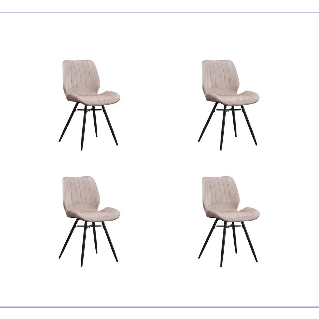 Stuhl-set Barron Beige B: 47 Cm