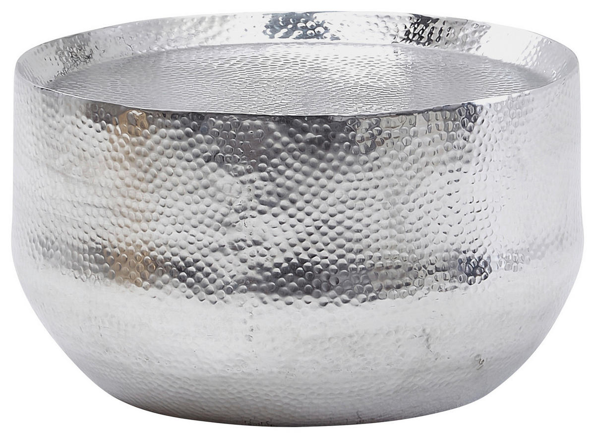 KLUBSKA MIZA, srebrne barve  - srebrne barve, Moderno, kovina (60/60/35cm) - MID.YOU