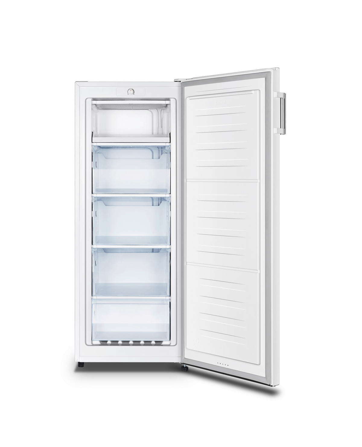 GEFRIERSCHRANK NABO GS 1671  - Weiß, Basics, Glas/Kunststoff (55/143/53,7cm) - Nabo