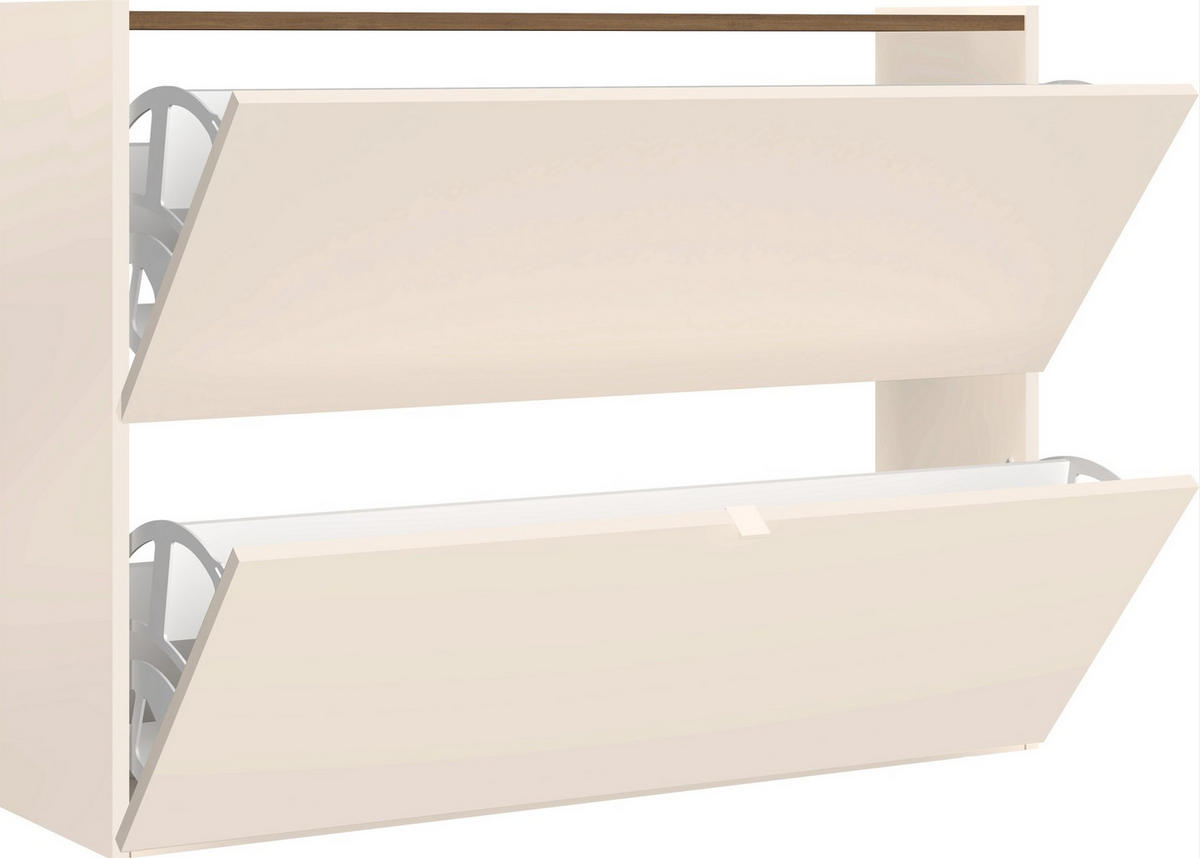 SCHUHKIPPER  in 104/77/29 cm  - Kaschmir/Eichefarben, Design, Holzwerkstoff/Metall (104/77/29cm) - MID.YOU