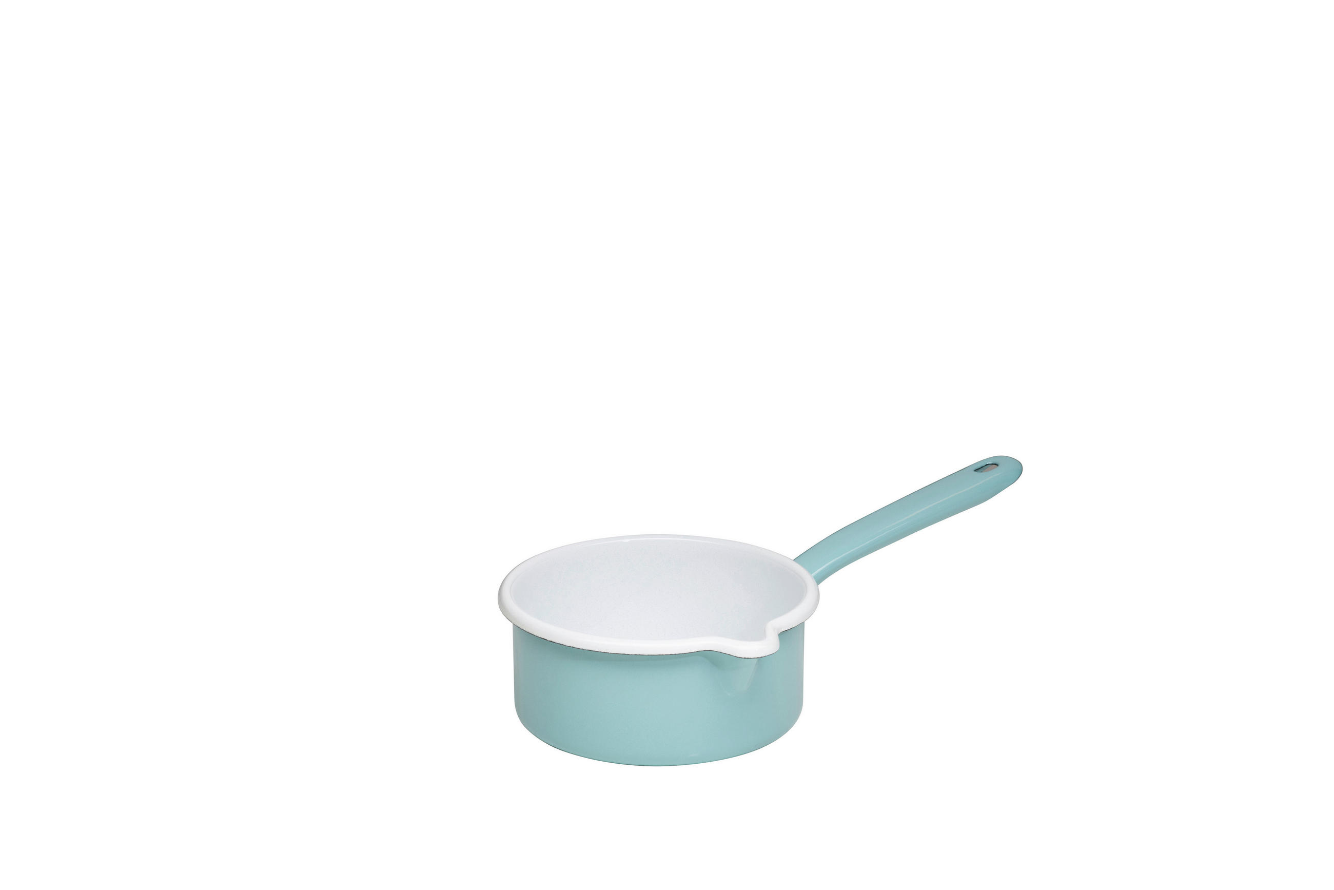 STIELKASSEROLLE Nature Green Light 0,75 l  - Hellgrün, LIFESTYLE, Metall (14cm) - Riess