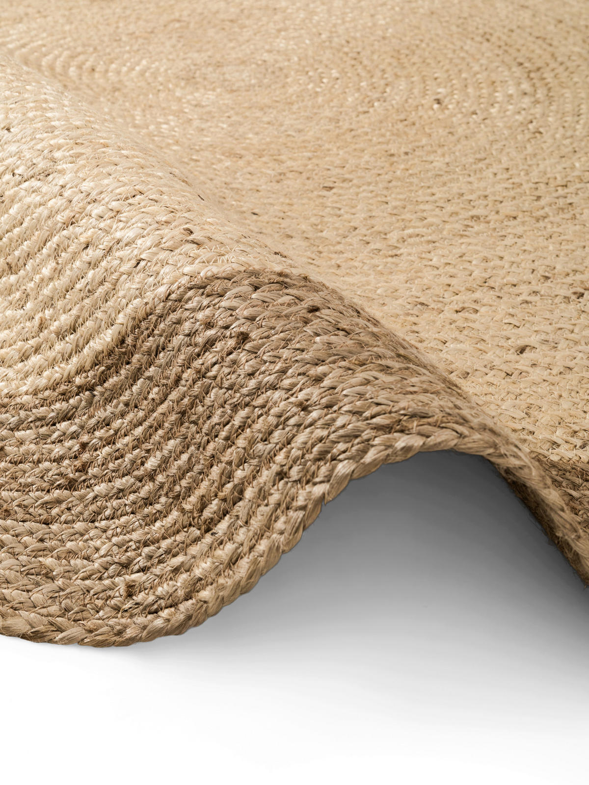 JUTETEPPICH 240 cm Jutta Creme, Greige  - Greige/Creme, Basics, Textil (240cm)