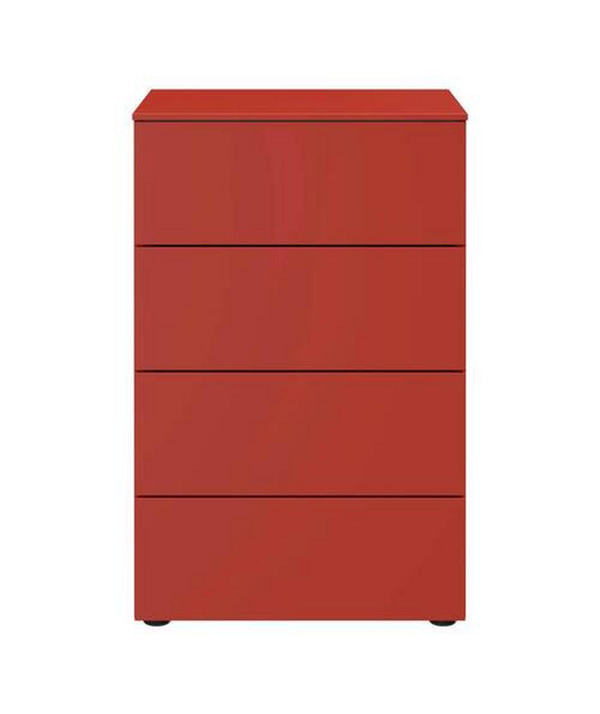 KOMMODE Primolar Garda  in 50/79/41 cm  - Koralle/Rot, Design, Holzwerkstoff/Kunststoff (50/79/41cm) - Xora