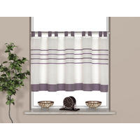 KURZGARDINE    140/50 cm  - Brombeere/Violett, KONVENTIONELL, Textil (140/50cm)