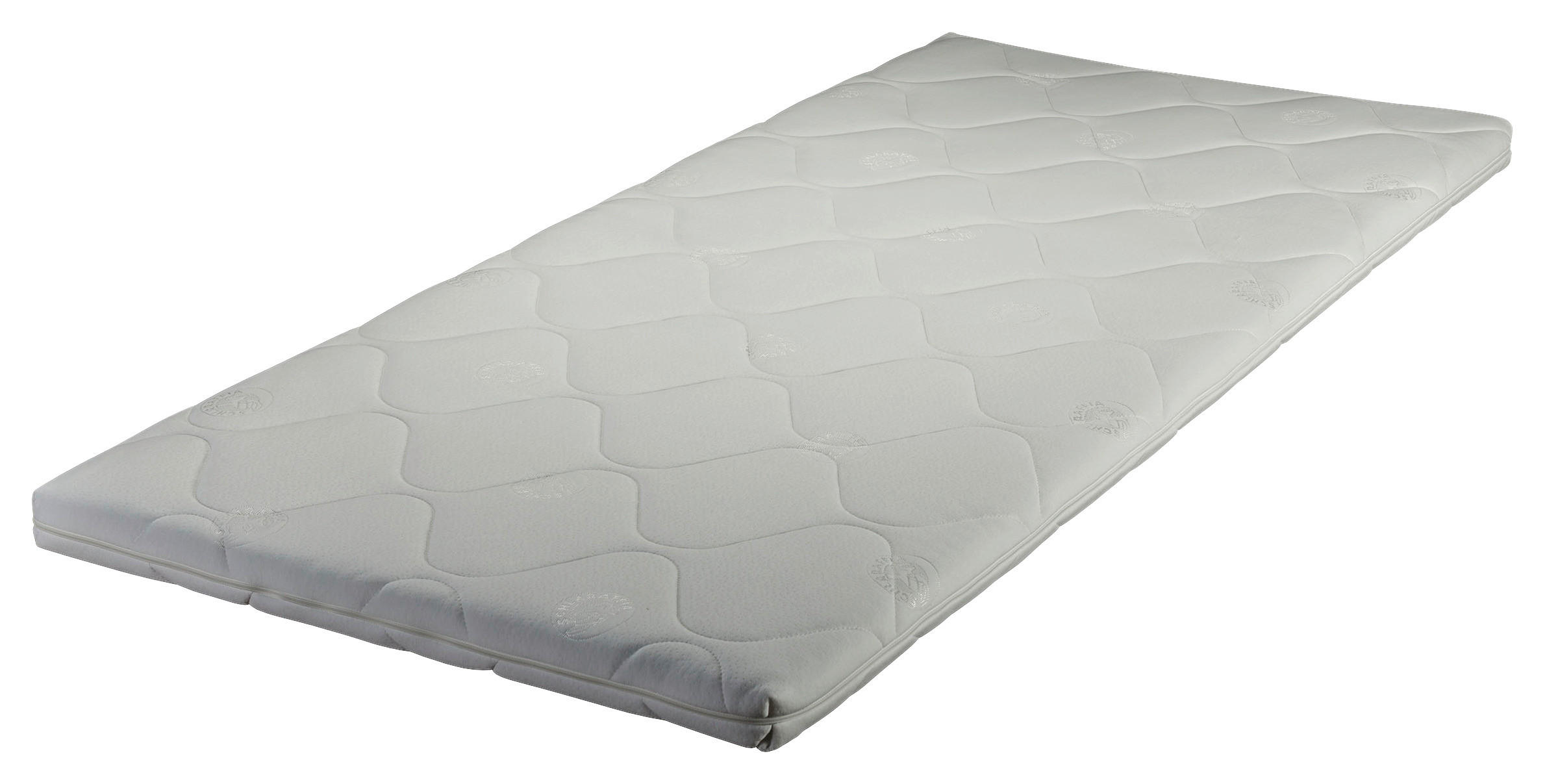 VRCHNÝ MATRAC, 90/200 cm - biela, Modern, textil (90/200cm) - Sembella