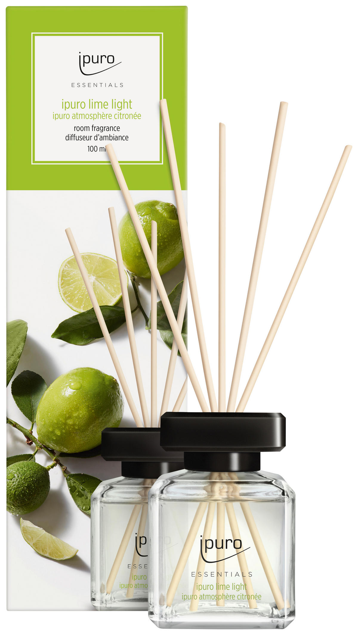DIFFUSER 100 ml Limette  - Basics, Glas (100ml) - Ipuro