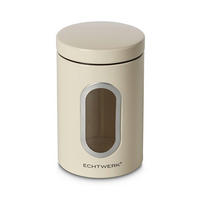 VORRATSDOSE 1,4 L  - Creme, MODERN, Metall (12/18/12cm) - Echtwerk