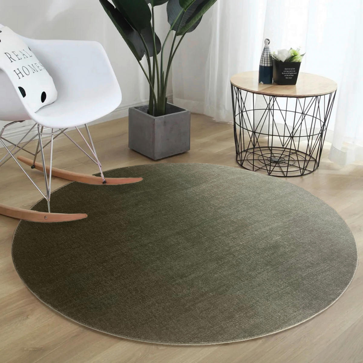 WEBTEPPICH 160 cm Marseille Olivgrün  - Olivgrün, KONVENTIONELL, Textil (160cm) - Dieter Knoll