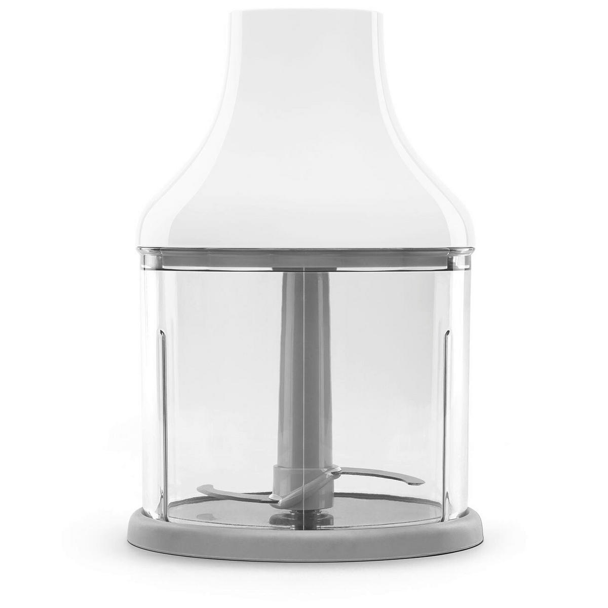 STABMIXER-SET 50's Style 4-teilig  - Weiss Hochglanz, Trend, Kunststoff (6.5/41.4/6.5cm) - SMEG
