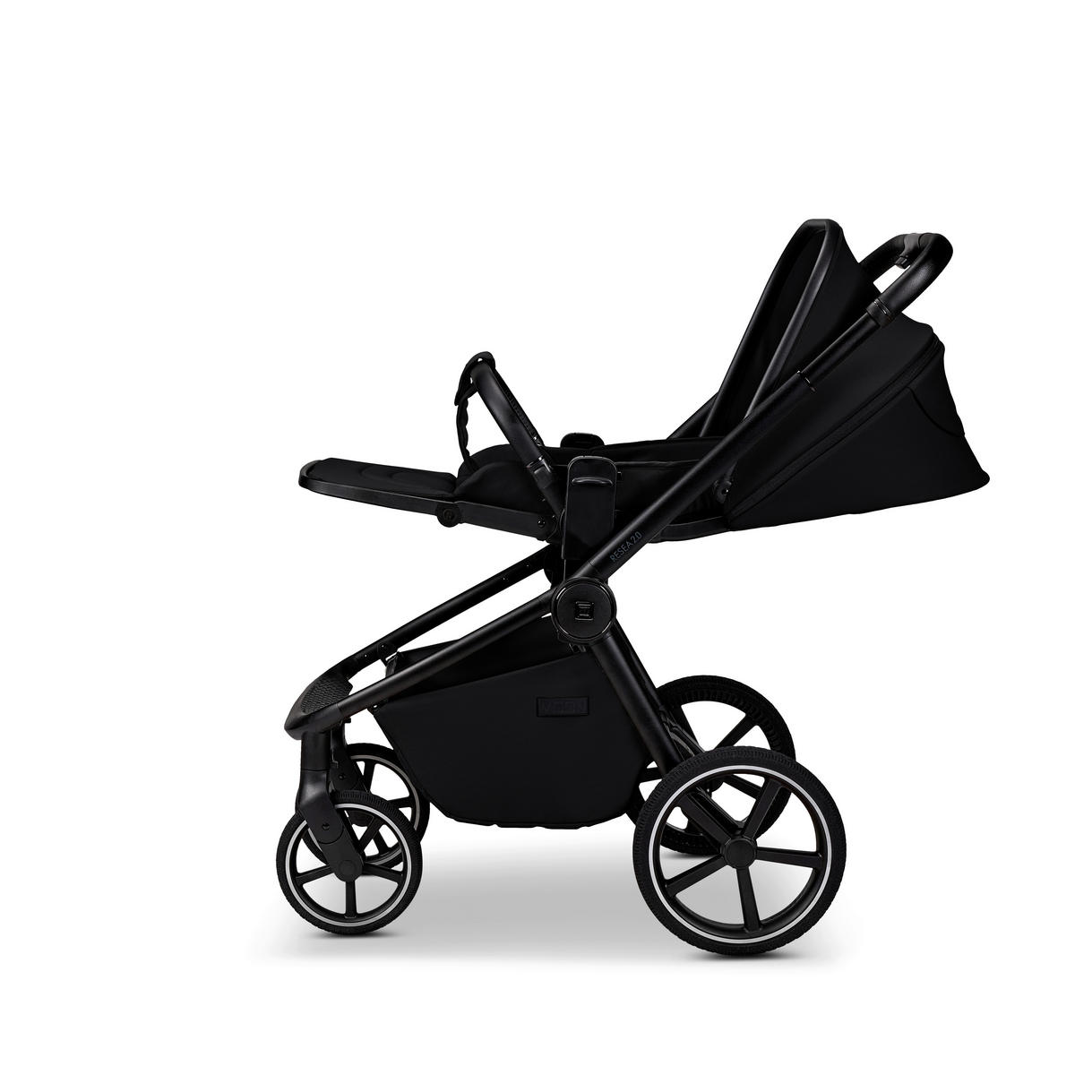 KOMBIKINDERWAGEN  Resea 2.0  Onyx  - Schwarz, Basics, Textil (96/57/114cm) - Moon