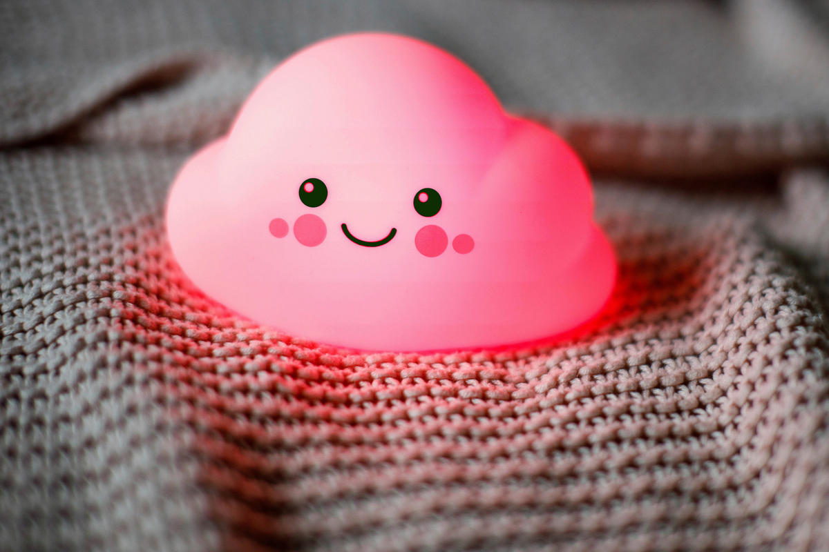 KINDER-NACHTLICHT Gio Cloud 13/9 cm   - Basics, Kunststoff (13/9cm)