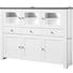 HIGHBOARD - Weiß/Pinienfarben, Design, Glas/Holz (178/130/40cm) - Carryhome HIGHBOARD - Weiß/Pinienfarben, Design, Glas/Holz (178/130/40cm) - Carryhome