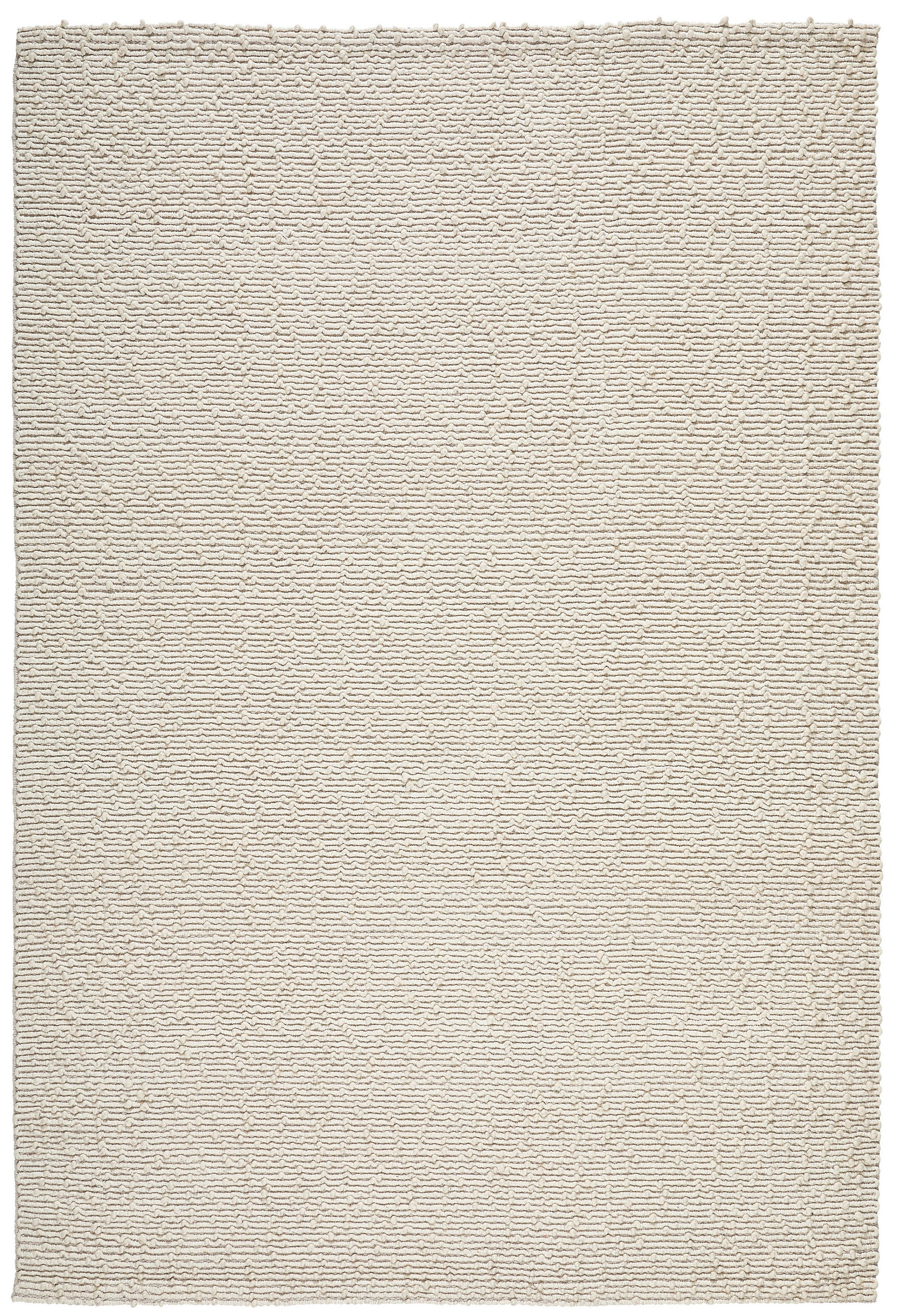 HANDWEBTEPPICH 130/190 cm Creme  - Creme, Basics, Textil (130/190cm) - Novel
