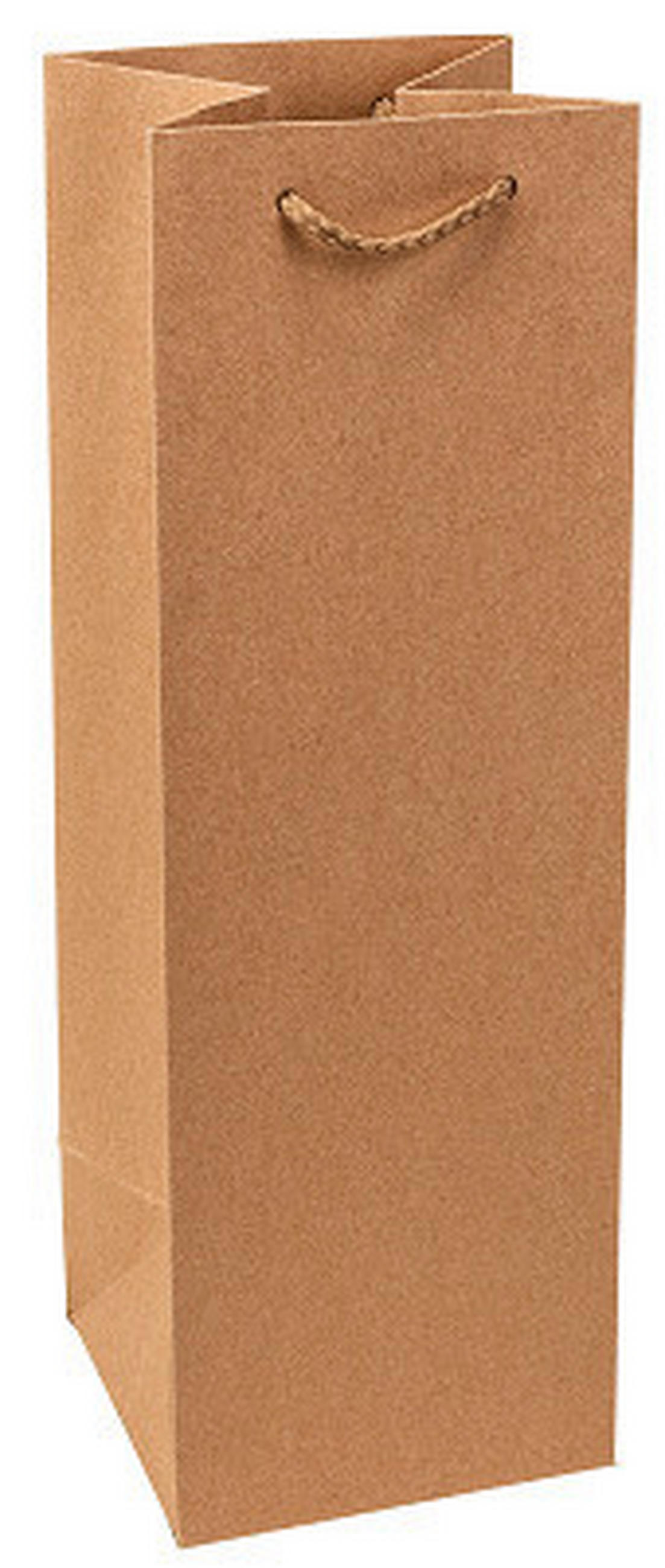 GESCHENKTASCHE  - Hellbraun, Basics, Papier (13/39/13cm)