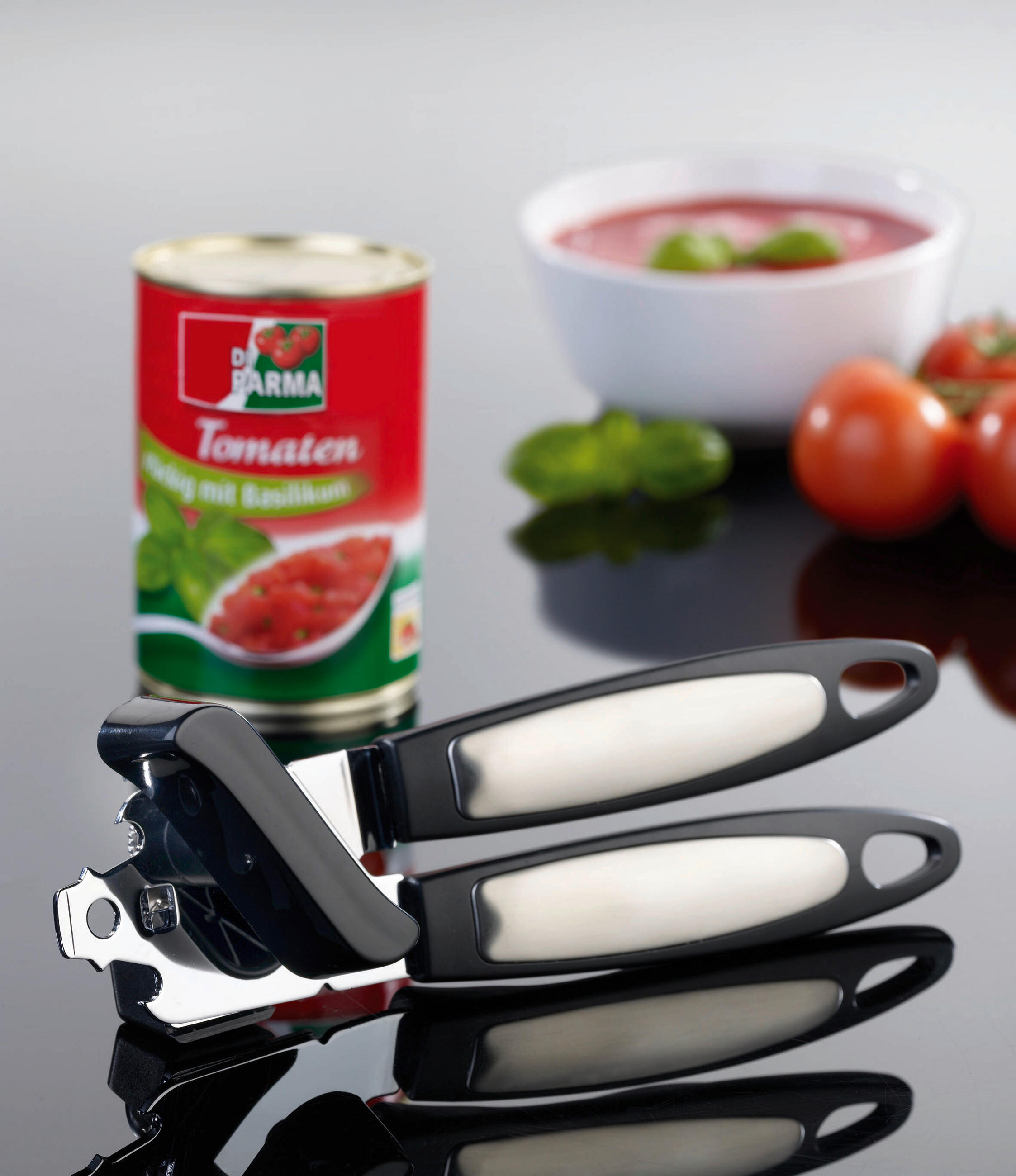 KONSERVÖPPNARE - svart/antracit, Basics, metall/plast (11,5/6,3/28,8cm) - Gefu