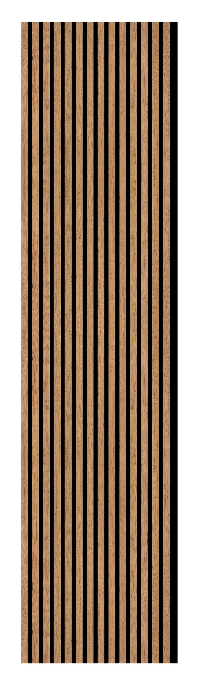 AKUSTIKPANEEL Risseiche Hell foliert 57.25/1.9/240 cm  - Eichefarben, KONVENTIONELL, Holzwerkstoff/Textil (57.25/1.9/240cm)