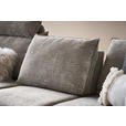 ECKSOFA inkl. Funktionen Beige Mikrofaser  - Beige/Schwarz, Design, Textil/Metall (325/170cm) - Novel