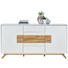 KOMODA SIDEBOARD, dub, bílá, barvy dubu - bílá/barvy dubu, Design, dřevo/kompozitní dřevo (178/89/40cm) - Xora KOMODA SIDEBOARD, dub, bílá, barvy dubu - bílá/barvy dubu, Design, dřevo/kompozitní dřevo (178/89/40cm) - Xora