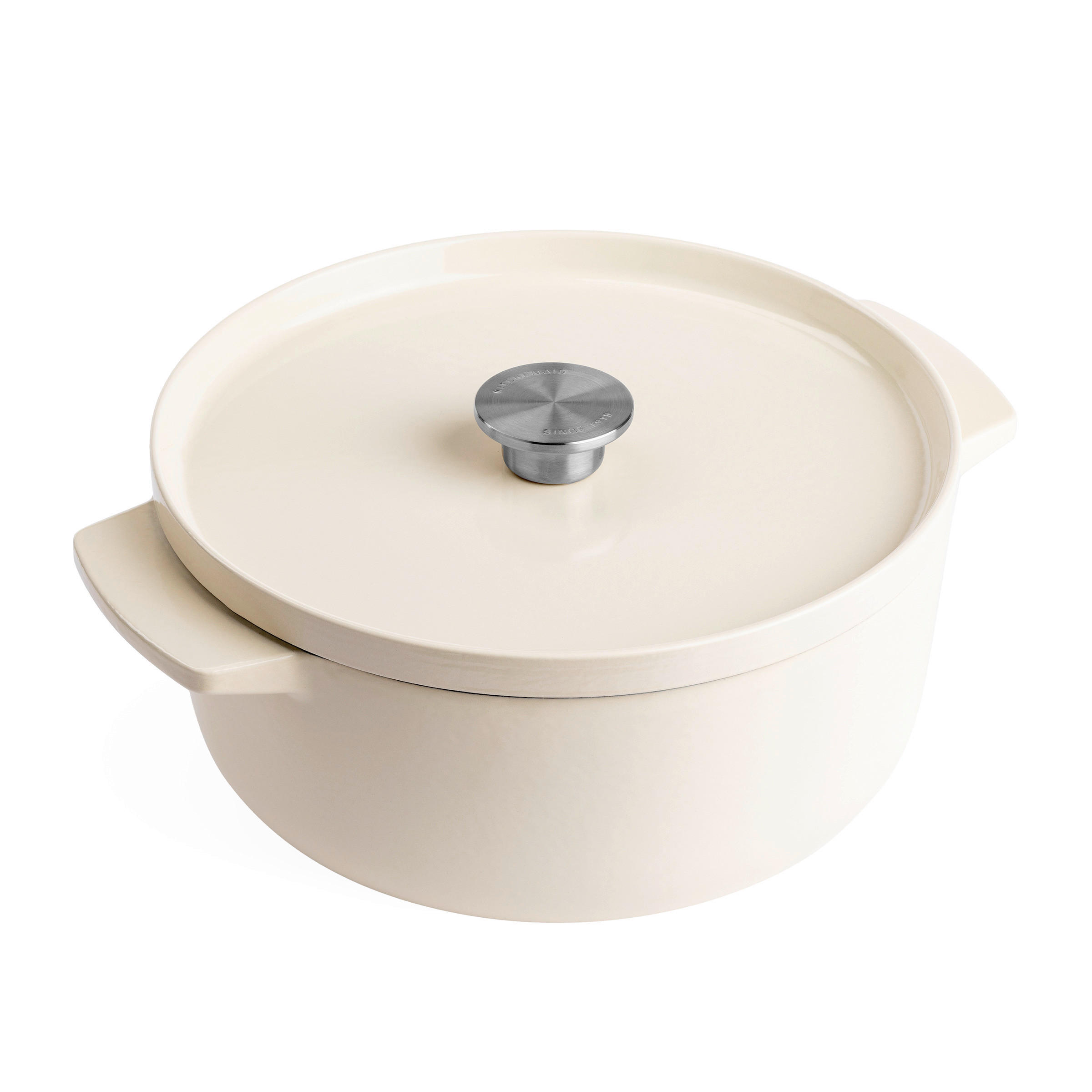 BRÄTER Cast Iron  - Creme, Basics, Metall (5.2l) - Kitchenaid