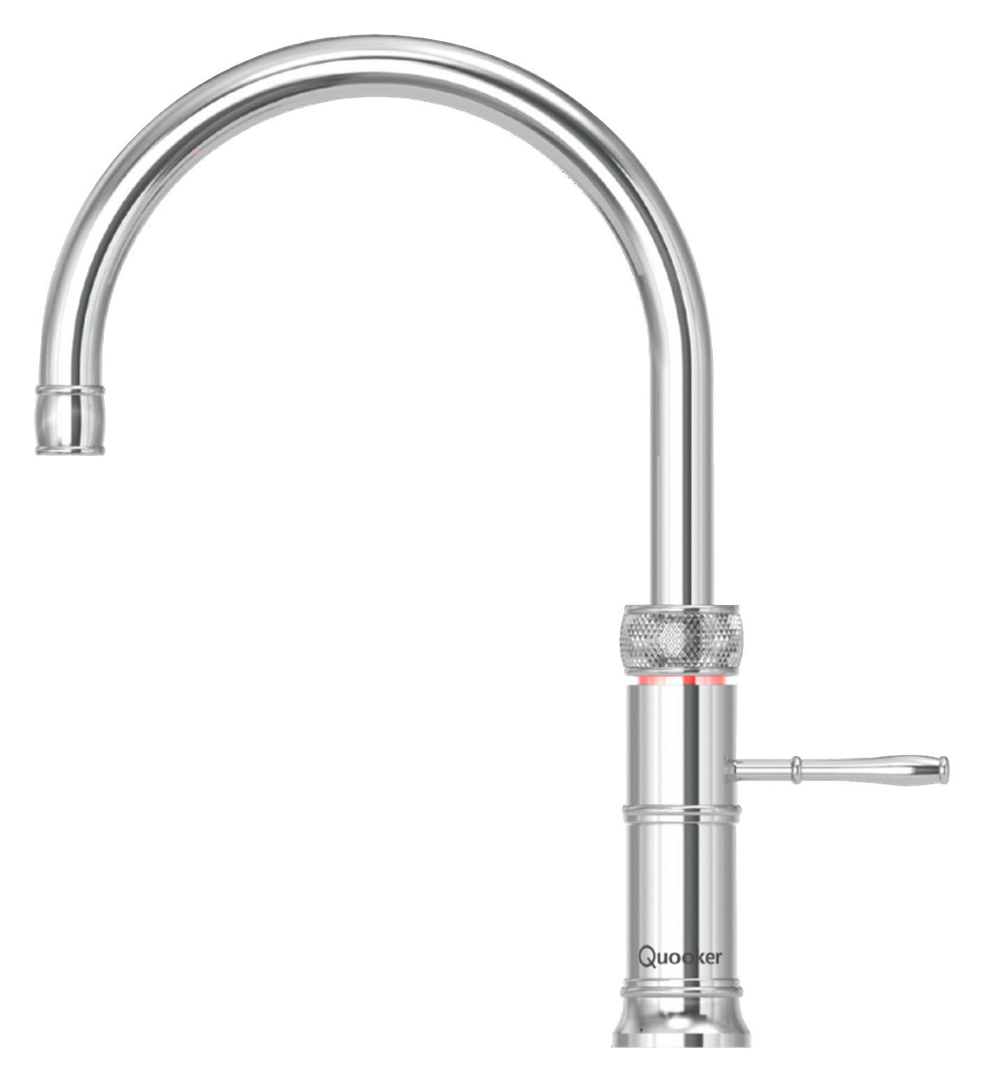 Quooker Küchenarmatur Classic Fusion Round Chrom 5x36.6x25.1 cm