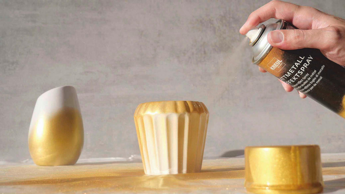 ACRYLFARBE - Goldfarben, Basics (6,5/19/6,5cm)