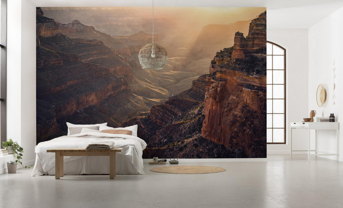 FOTOTAPETE  - Braun, Trend, Textil (450/280cm) - Xora