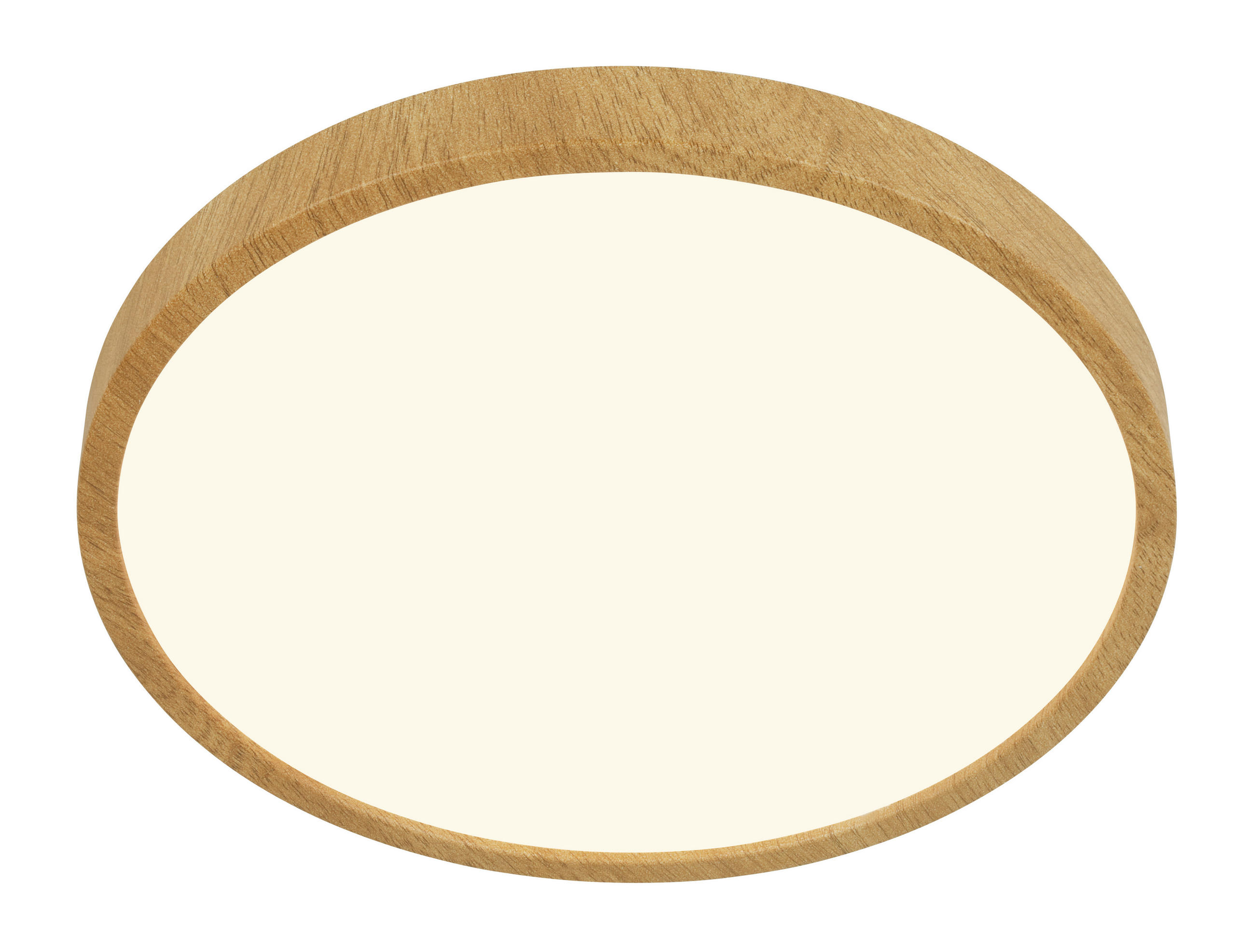 LED-DECKENLEUCHTE 38/5 cm   - Eichefarben, Natur, Kunststoff/Metall (38/5cm)