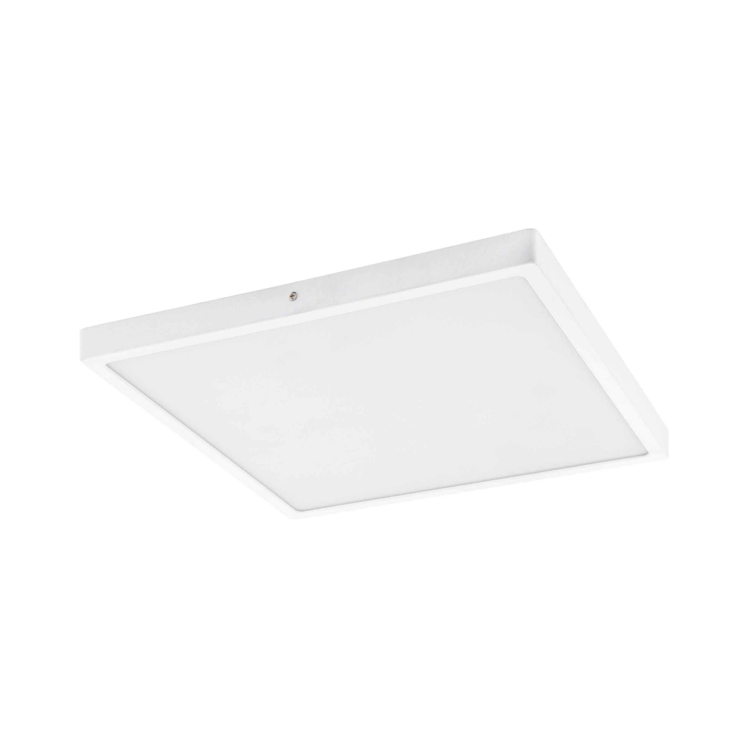 AUFBAULEUCHTE - Weiss, Basics, Kunststoff/Metall (60/60/3cm) - Eglo