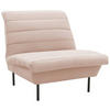SESSEL Flachgewebe Creme    - Creme/Schwarz, Design, Textil/Metall (92/92/103cm) - LOOKS by W.Joop