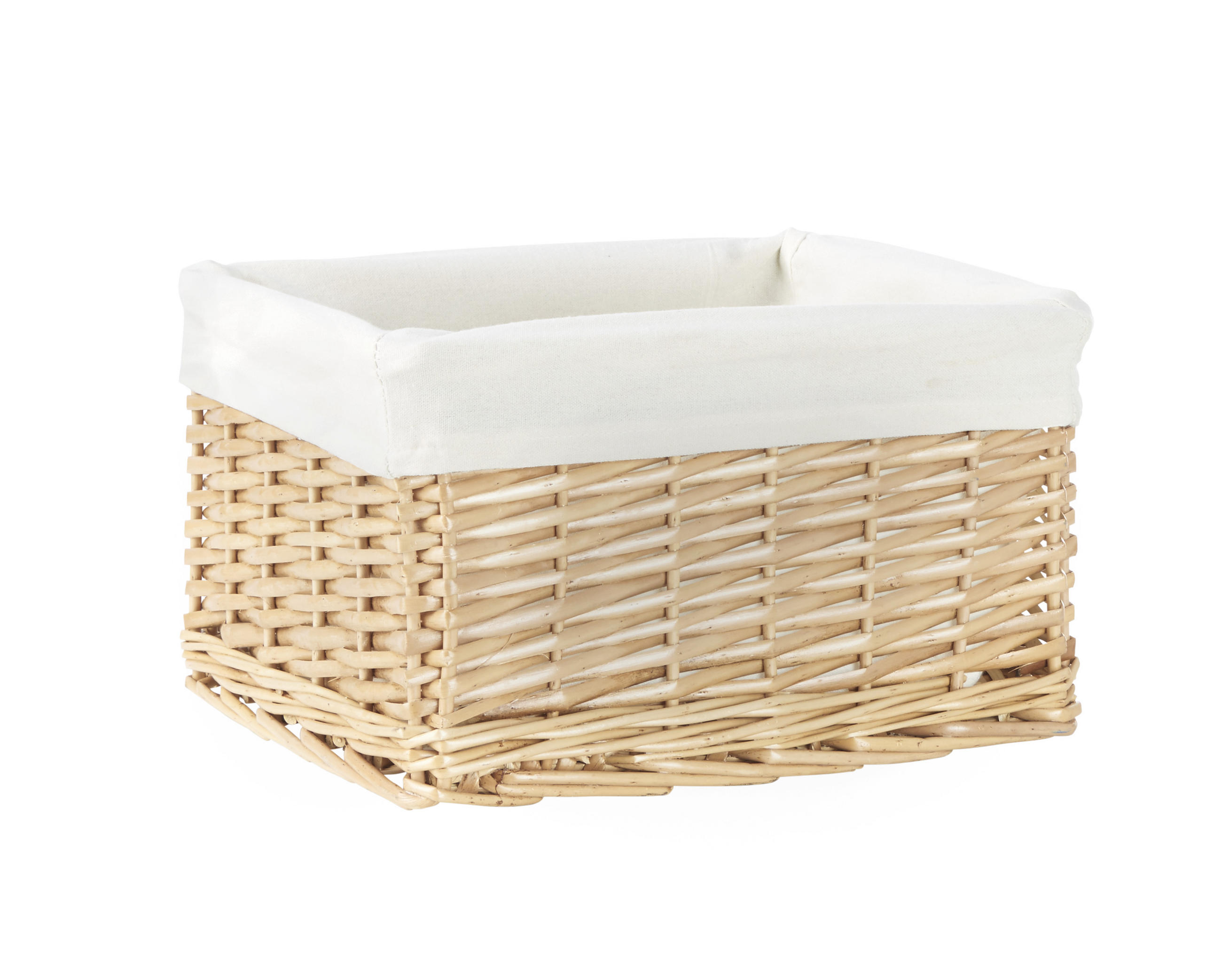 CUTIE PENTRU ETAJERĂ 31/27/18 cm   - alb/culoare natur, Lifestyle, lemn/textil (31/27/18cm) - Landscape