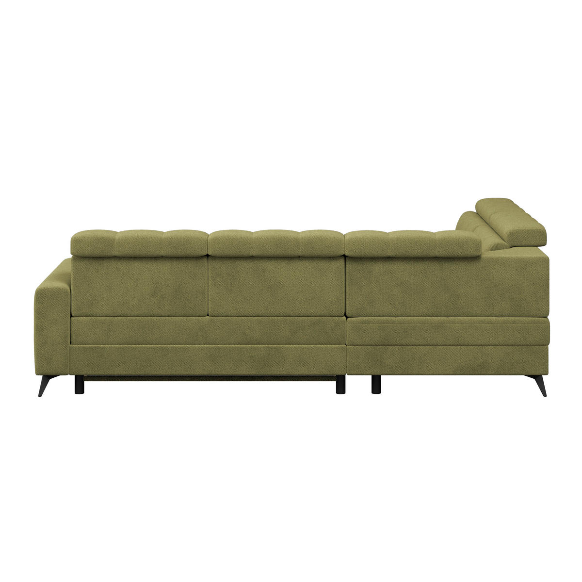 HÖRNSOFFA i velour grön  - grön/svart, Romantik / Lanthus, metall/textil (228/289cm) - MID.YOU