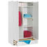 KLEIDERSCHRANK 2 -türig Weiß - Weiß, Design, Holz (95/180/58cm) - CARRYHOME