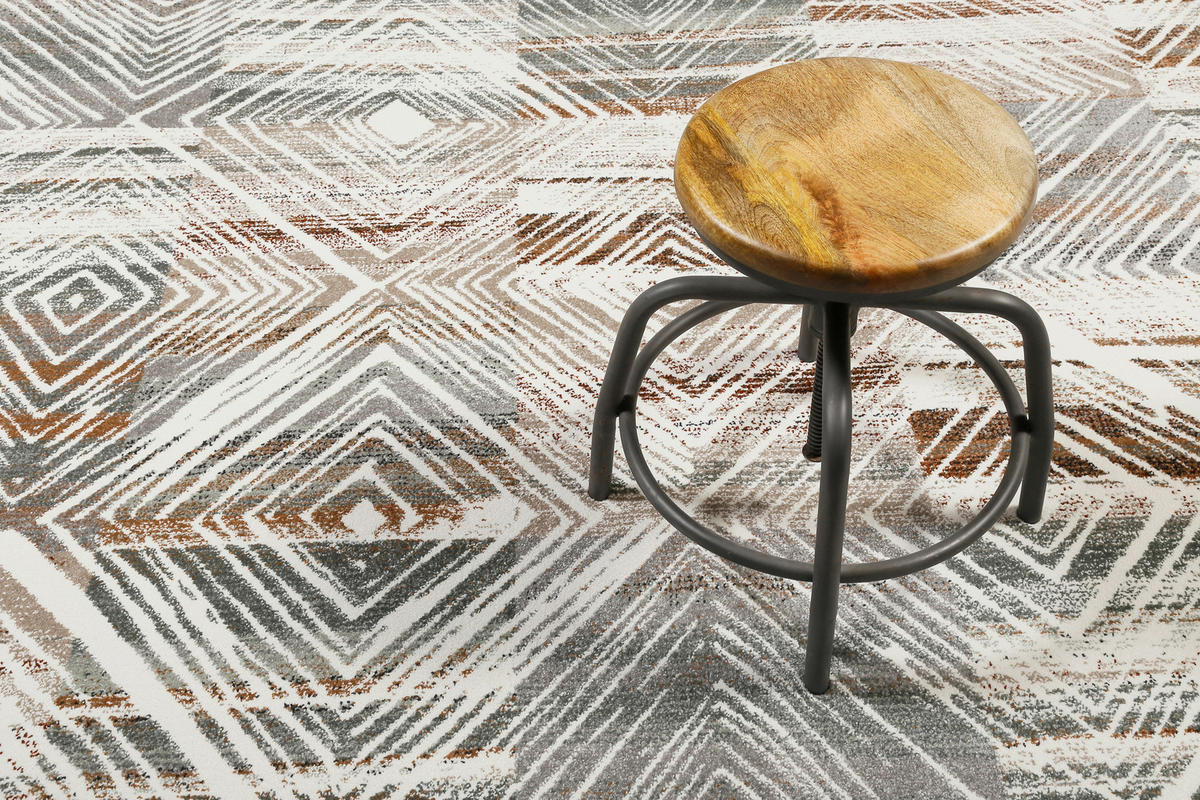 WEBTEPPICH 200/290 cm Cuba Grün, Multicolor, Rostfarben  - Rostfarben/Multicolor, Design, Textil (200/290cm) - Esprit