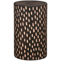 HOCKER Paulownia Dunkelbraun  - Dunkelbraun, Design, Holz (30/49/30cm) - Livetastic