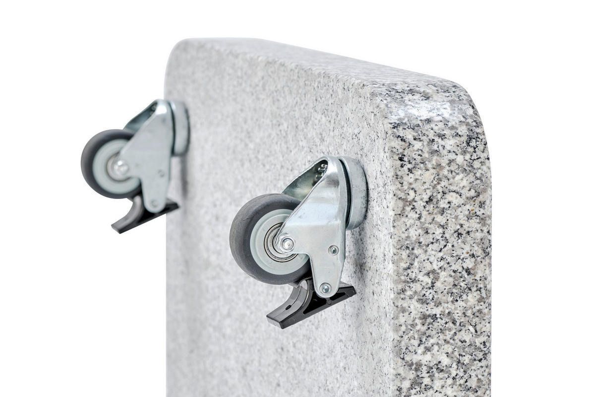 MÖBELROLLEN - Silberfarben, Basics, Metall (5/7cm) - Glatz