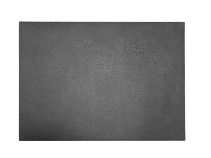 BORDSTABLETT textil läderimitation mörkgrå 43/30 cm  - mörkgrå, Basics, textil (43/30cm)