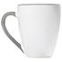 FRÜHSTÜCKSTASSE 300 ml - Weiß/Grau, LIFESTYLE, Keramik (12/10,5/8,8cm) - Gmundner FRÜHSTÜCKSTASSE 300 ml - Weiß/Grau, LIFESTYLE, Keramik (12/10,5/8,8cm) - Gmundner