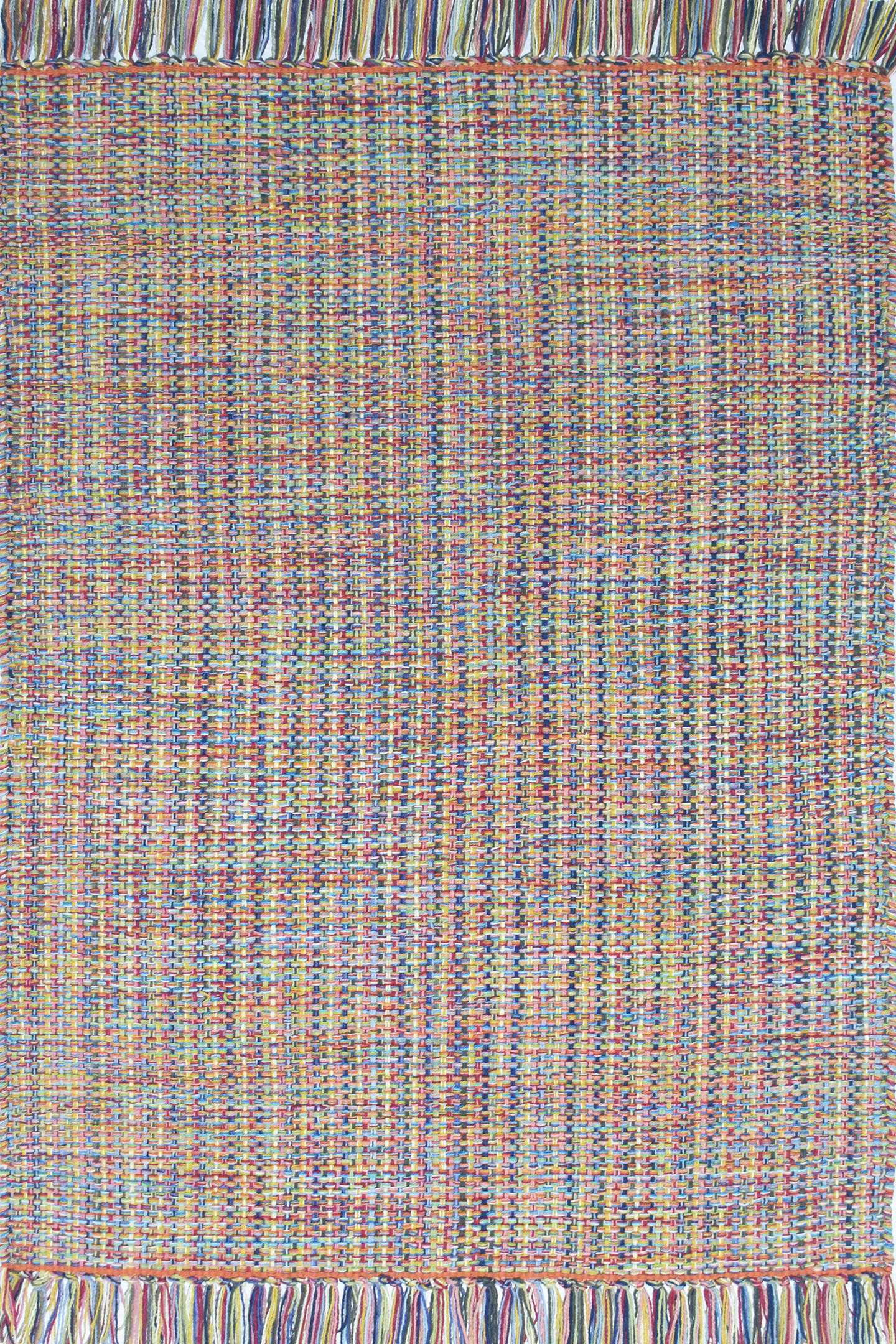 RUČNO TKANI TEPIH  višebojna     - višebojna, Dizajnerski, tekstil (60/90cm)