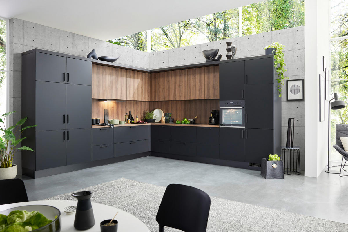EINBAUKÜCHE   - Design, Holzwerkstoff - Novel