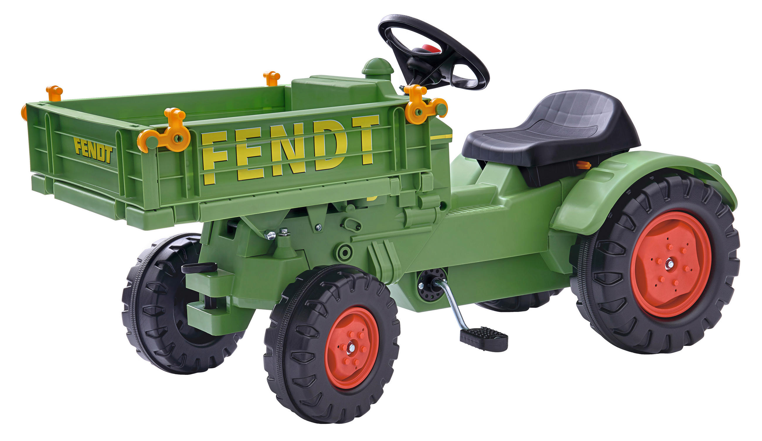 KINDERTRAKTOR Fendt Geräteträger - Grün, Basics, Kunststoff (50/90/47cm) - BIG