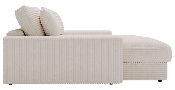 XXL-SESSEL Cord Naturfarben - Schwarz/Naturfarben, MODERN, Kunststoff/Textil (160/87/190cm) - Carryhome