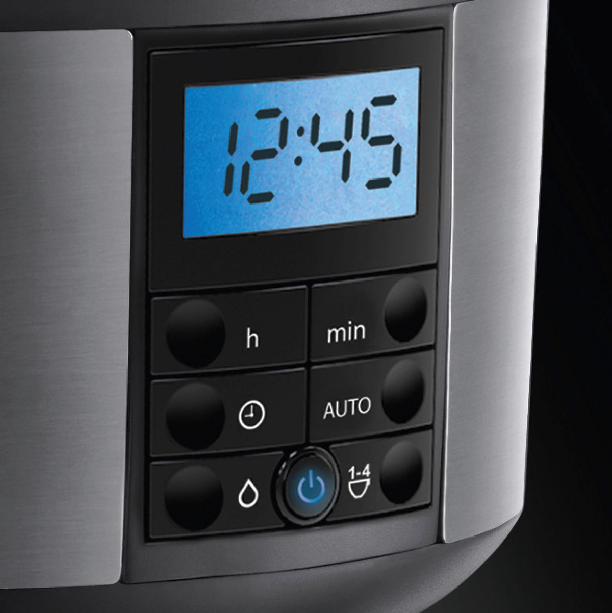 FILTERKAFFEEMASCHINE Kaffeemaschine  - Edelstahlfarben/Schwarz, Basics, Kunststoff (19/33/23cm) - Russell Hobbs