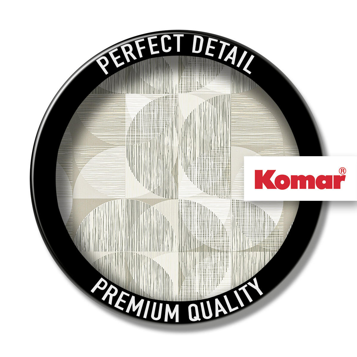 NON WOVEN-TAPET 300/250 cm  - vit/brun, Basics (300/250cm) - Komar